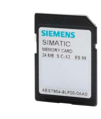 SIMATIC S7, MEMORY CARD FOR S7-1X00 CPU/SINAMICS, 3,3 V FLASH, 24 MBYTE